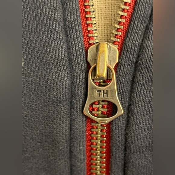 🔹🔺Vintage 80s Tommy Hilfiger Hoodie XXL Full Zip - Picture 5 of 11